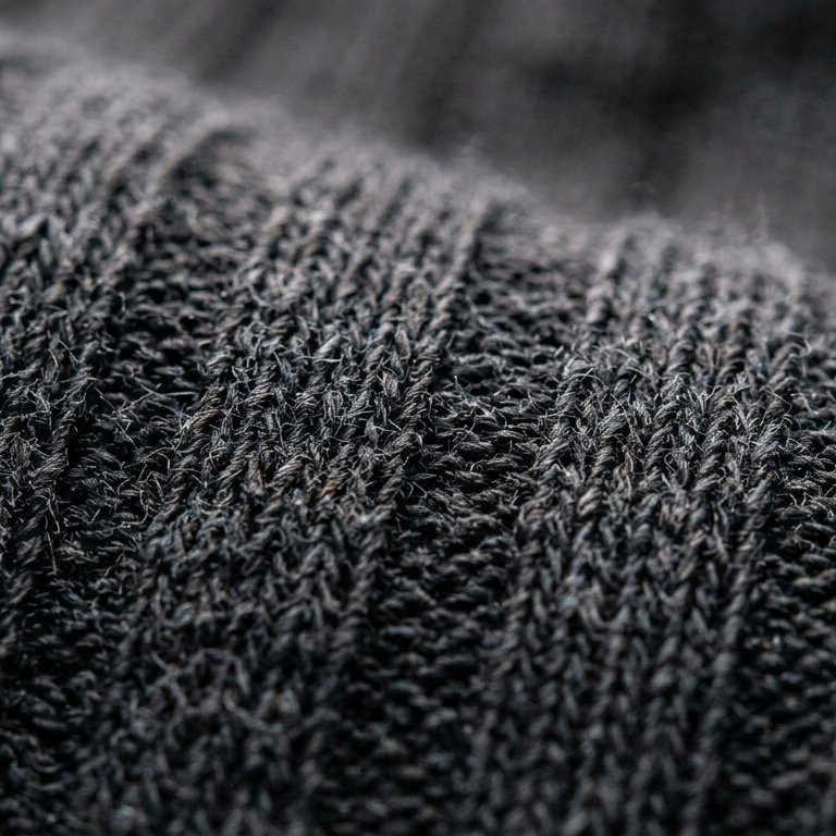Heavyweight Melton Overshirt detail